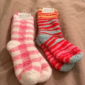 Cozy Striped and Plaid Women's Socks Set